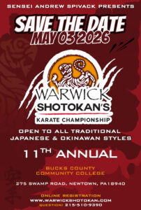 11th Annual OPEN Martial Arts Tournament – Sunday, May 3rd, 2026